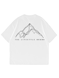 Xtreme Wake Relaxed Fit Tee- White - Mountain Range