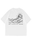 Xtreme Wake Relaxed Fit Tee- White - Ocean